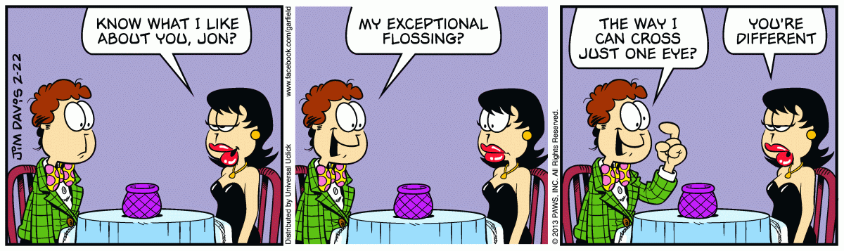 Garfield, February 22, 2013