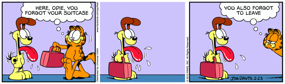 Garfield, February 23, 2013