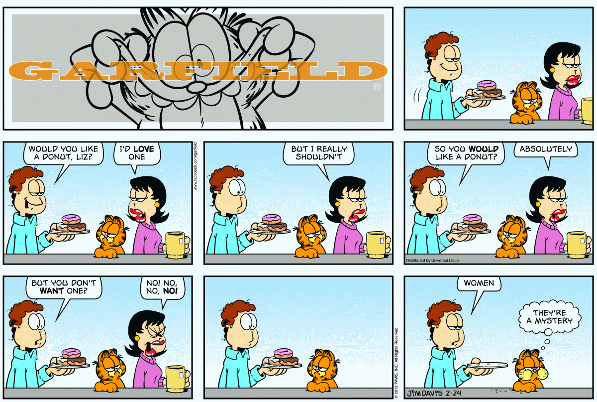 Garfield, February 24, 2013