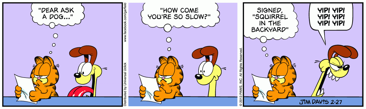 Garfield, February 27, 2013