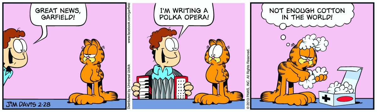 Garfield, February 28, 2013
