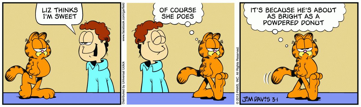 Garfield, March 1, 2013