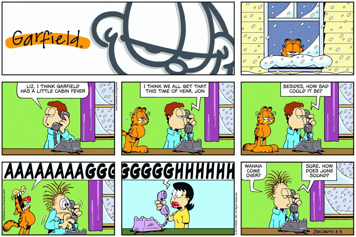 Garfield, March 3, 2013