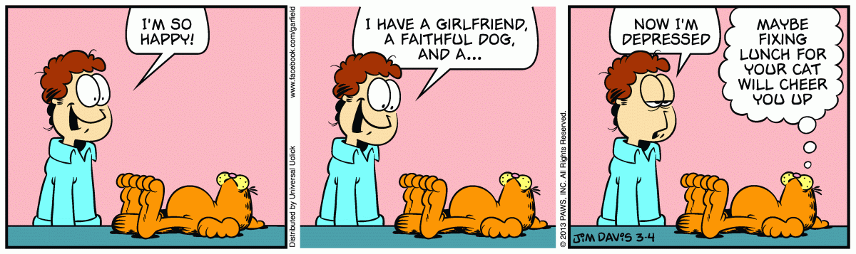 Garfield, March 4, 2013