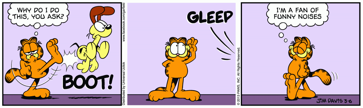 Garfield, March 6, 2013