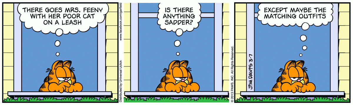 Garfield, March 7, 2013