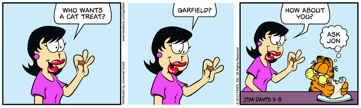Garfield, March 8, 2013