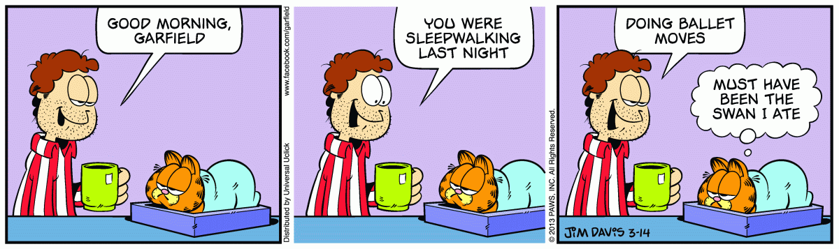 Garfield, March 14, 2013