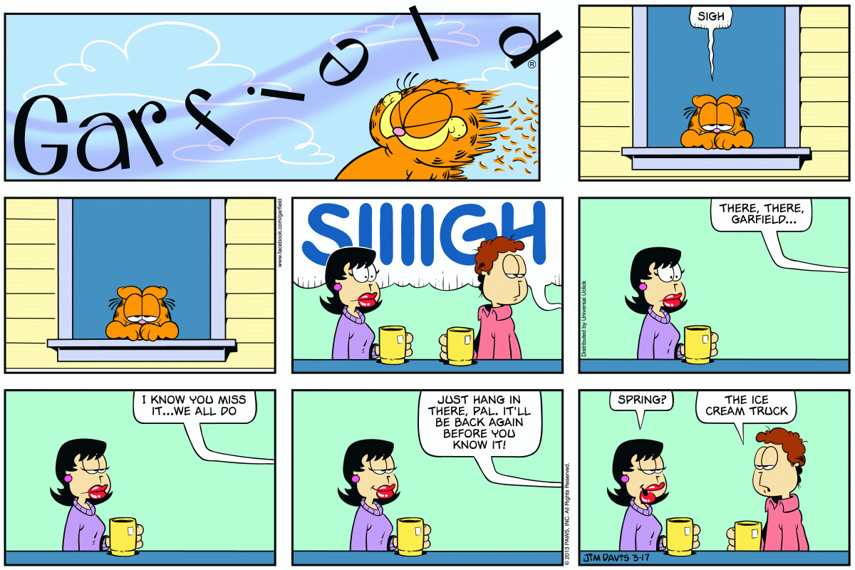 Garfield, March 17, 2013