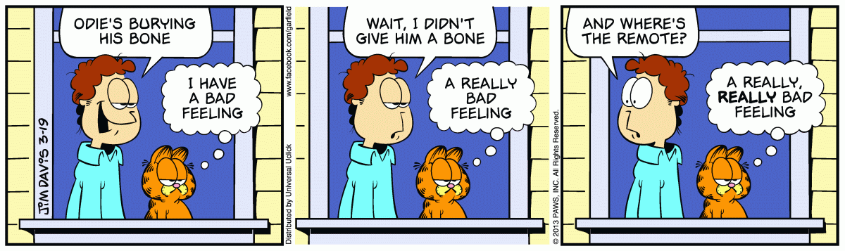 Garfield, March 19, 2013
