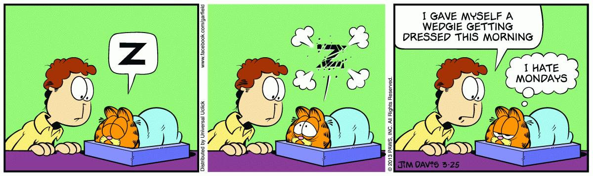 Garfield, March 25, 2013