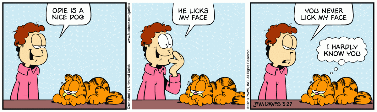 Garfield, March 27, 2013