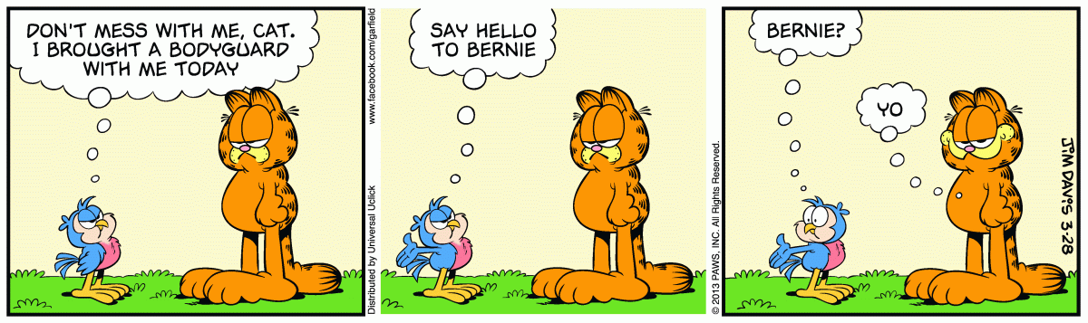 Garfield, March 28, 2013