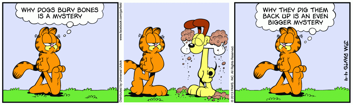 Garfield, April 4, 2013