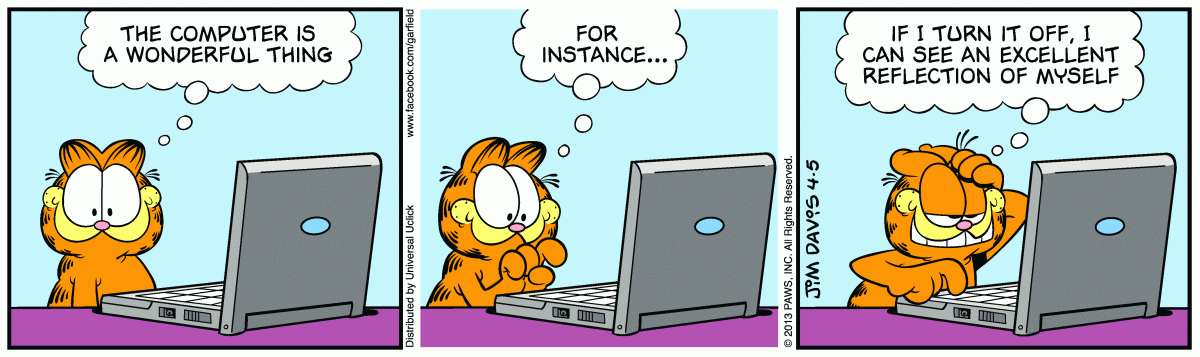 Garfield, April 5, 2013
