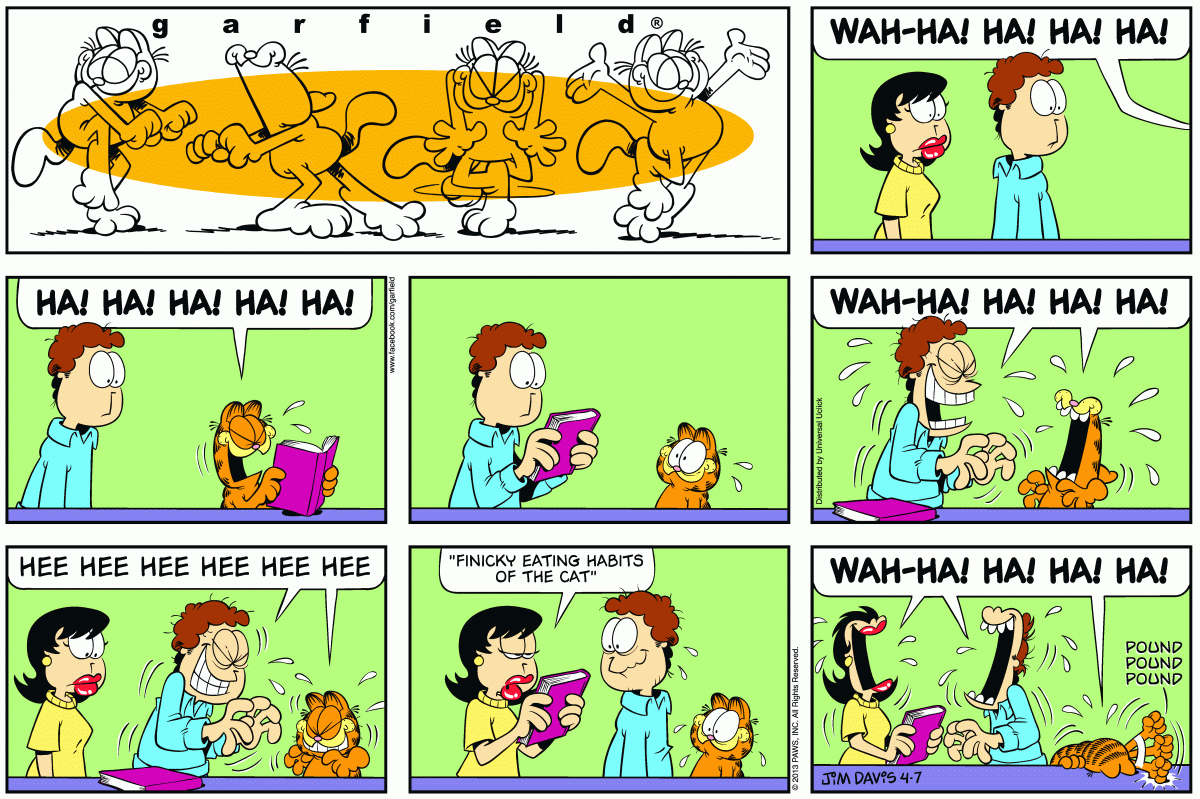 Garfield, April 7, 2013