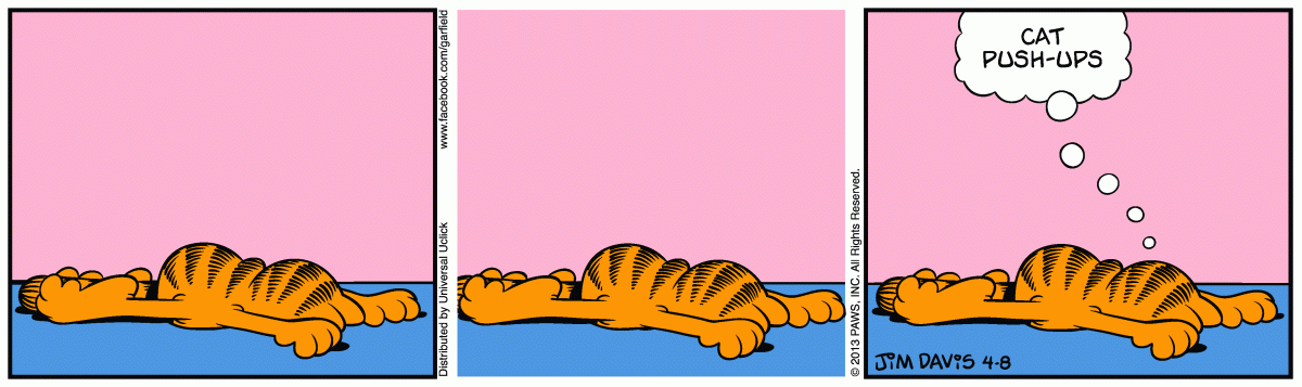 Garfield, April 8, 2013
