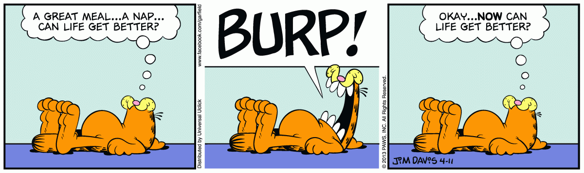 Garfield, April 11, 2013