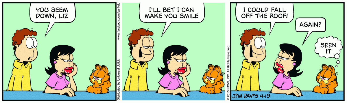Garfield, April 19, 2013