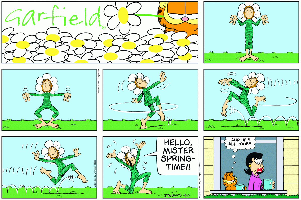 Garfield, April 21, 2013