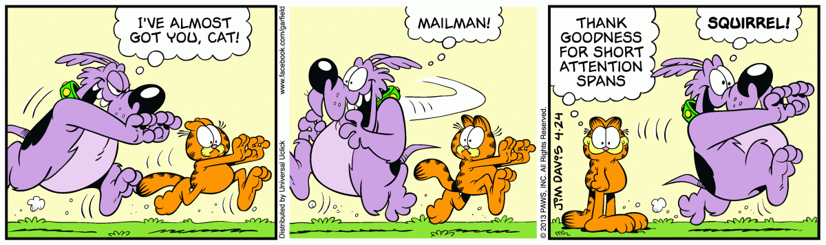 Garfield, April 24, 2013