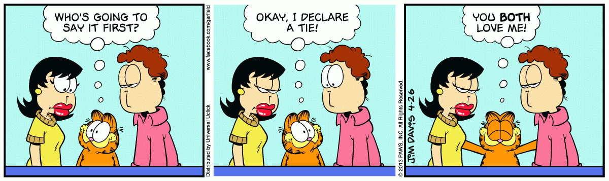 Garfield, April 26, 2013