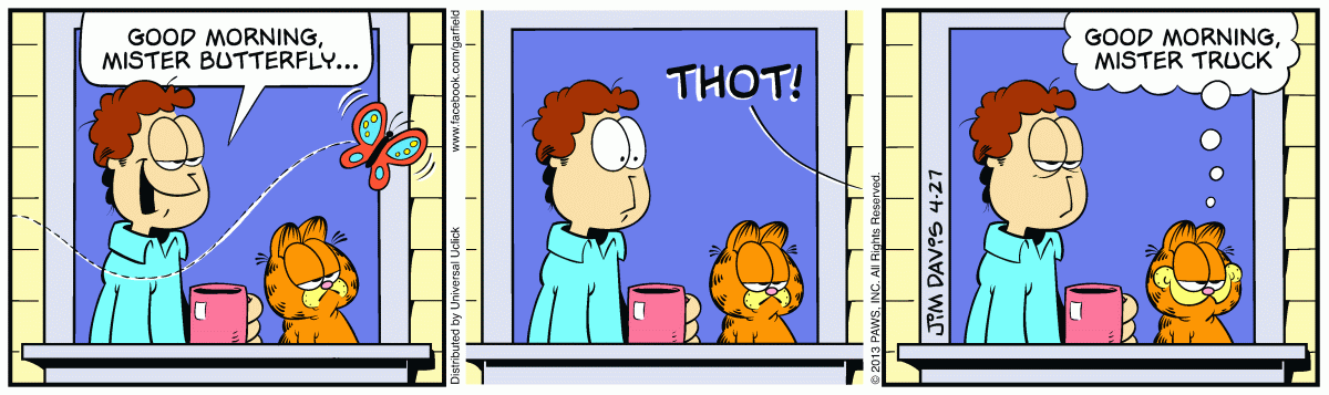 Garfield, April 27, 2013