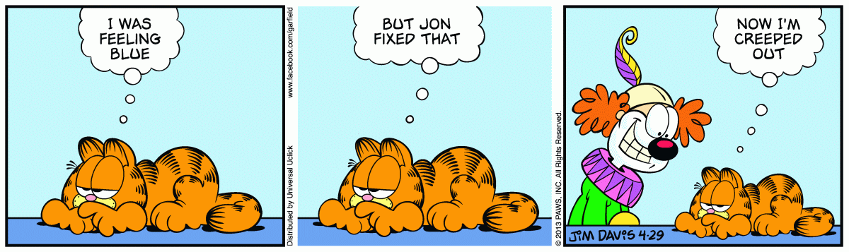Garfield, April 29, 2013