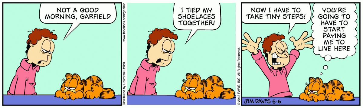 Garfield, May 6, 2013