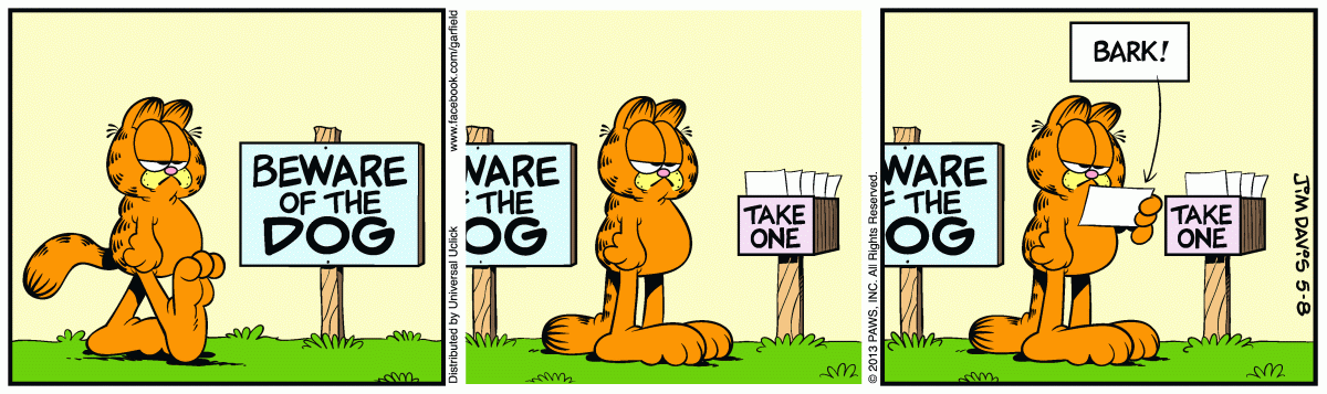 Garfield, May 8, 2013