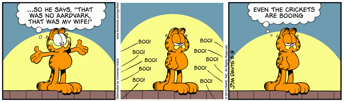 Garfield, May 9, 2013