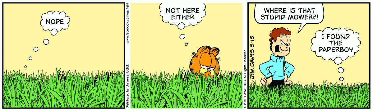 Garfield, May 15, 2013