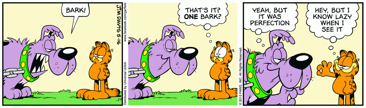 Garfield, May 16, 2013