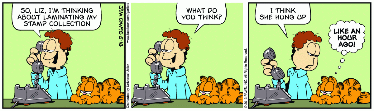 Garfield, May 18, 2013