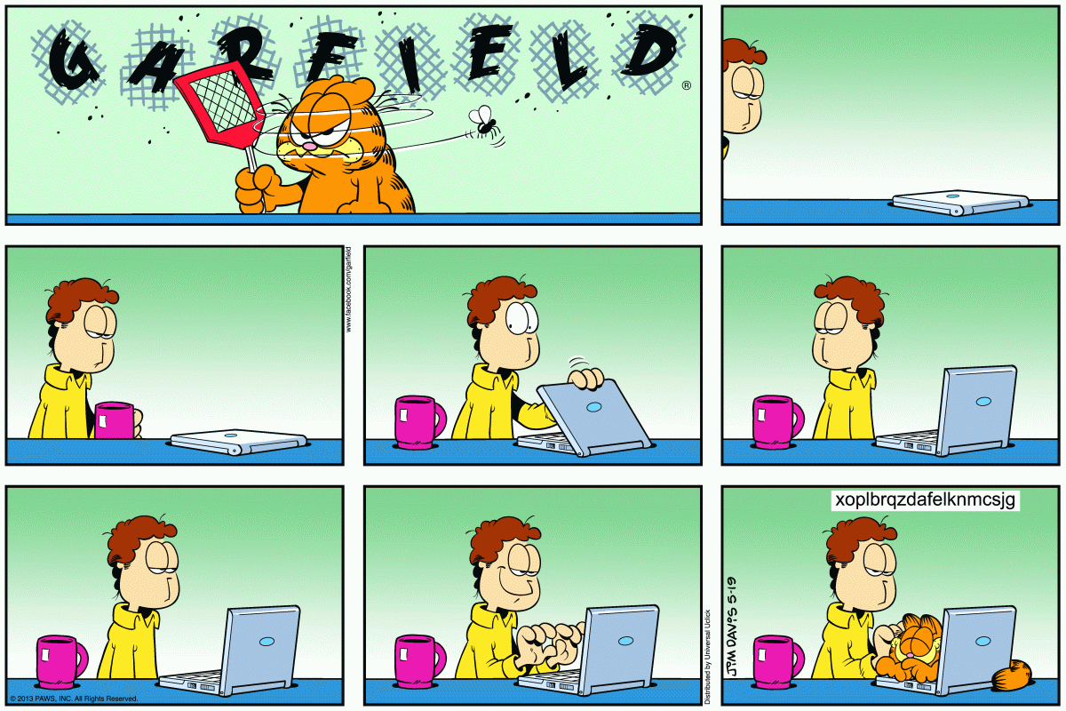 Garfield, May 19, 2013