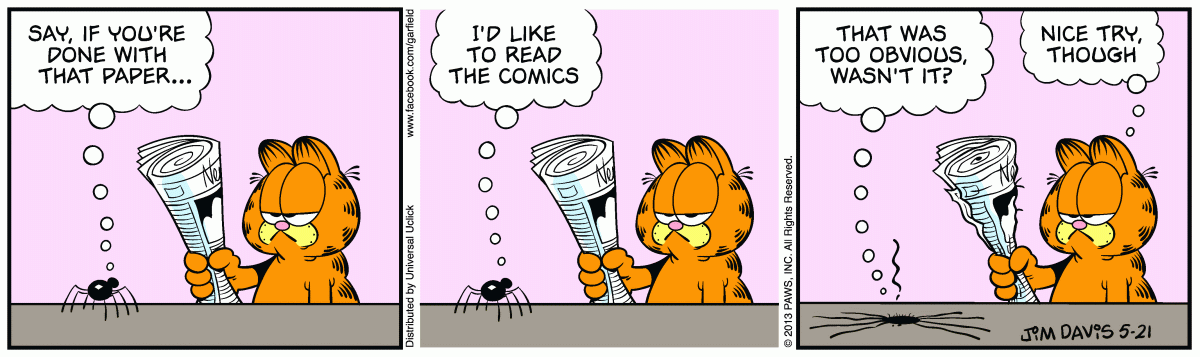 Garfield, May 21, 2013