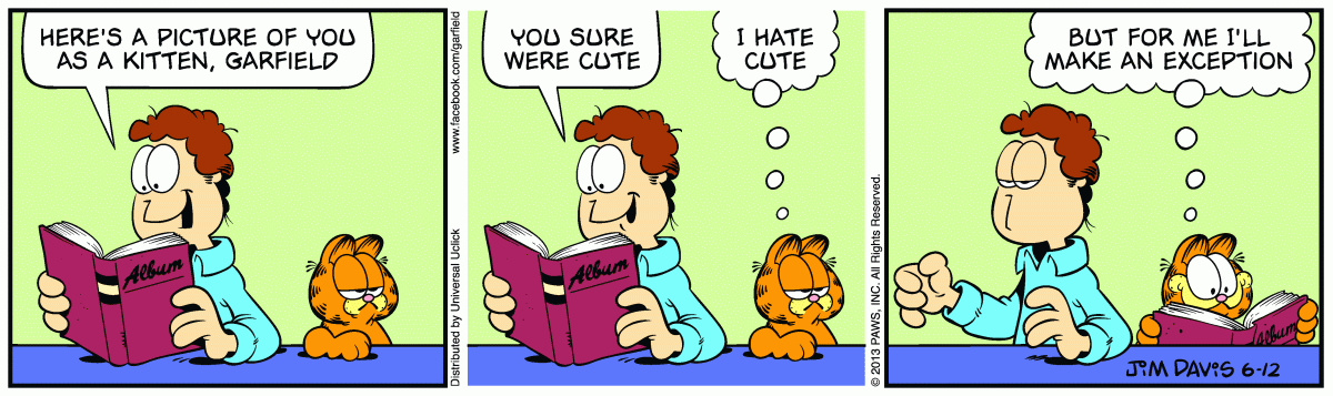 Garfield, June 12, 2013
