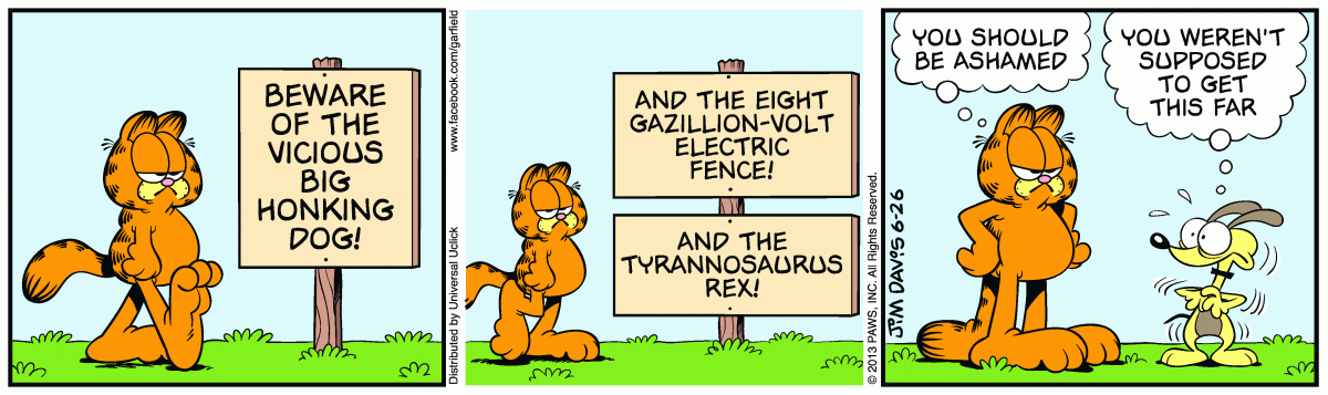 Garfield, June 26, 2013