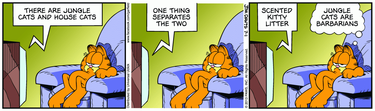 Garfield, July 1, 2013