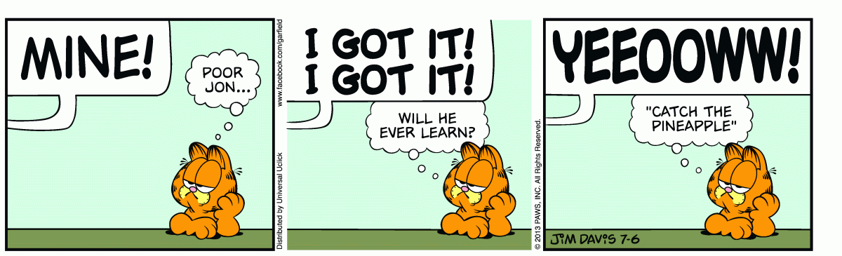 Garfield, July 6, 2013