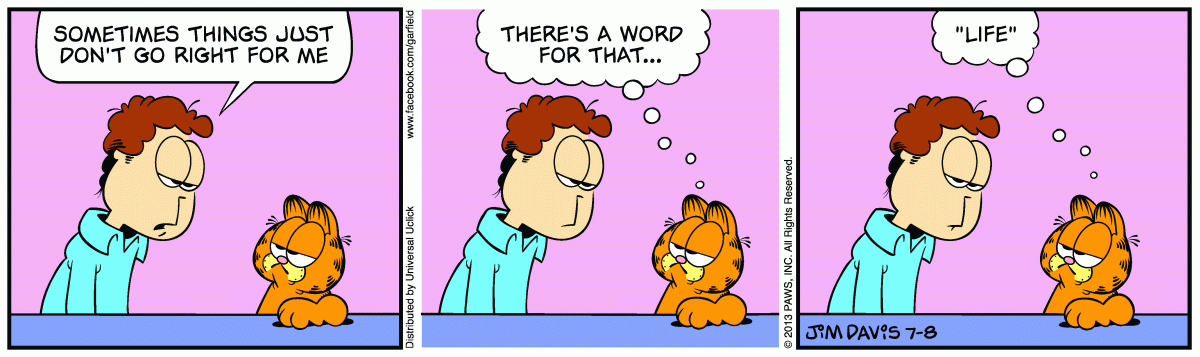 Garfield, July 8, 2013
