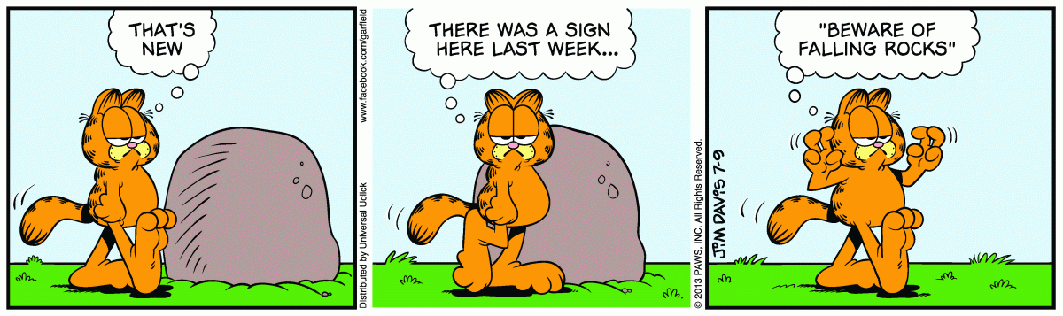 Garfield, July 9, 2013