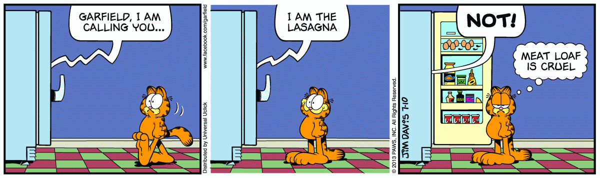 Garfield, July 10, 2013
