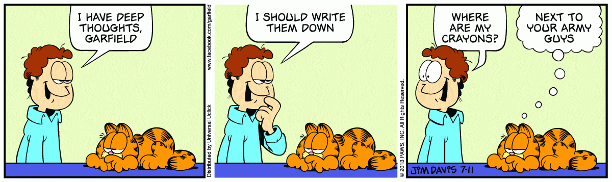 Garfield, July 11, 2013