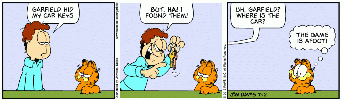 Garfield, July 12, 2013