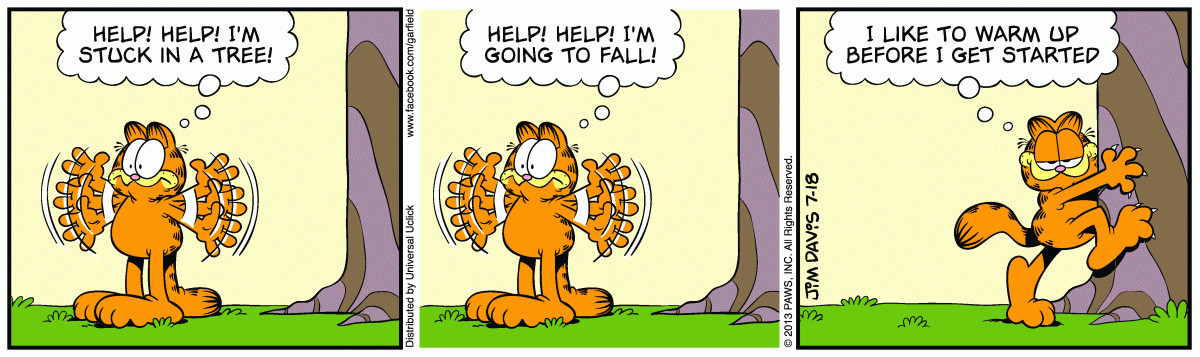 Garfield, July 18, 2013