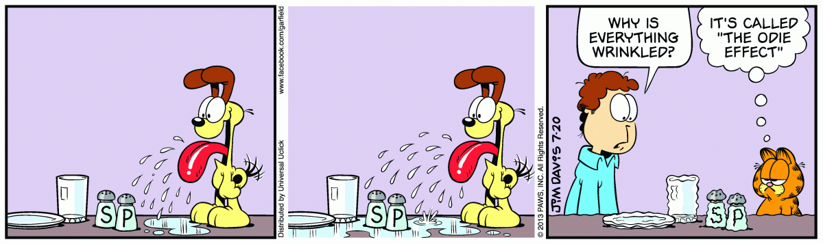 Garfield, July 20, 2013