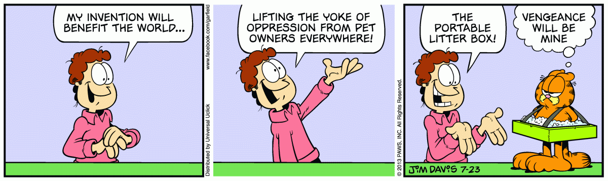 Garfield, July 23, 2013