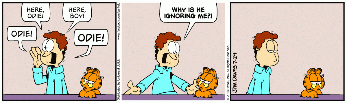 Garfield, July 24, 2013