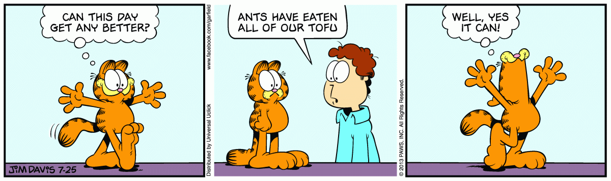 Garfield, July 25, 2013